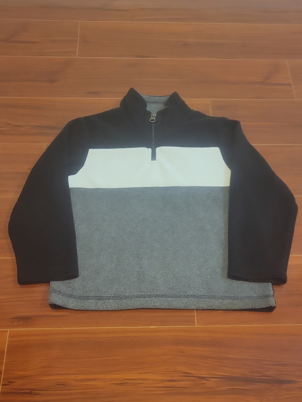 THE CHILDREN'S PLACE Long Sleeve Colorblock Fleece Half Zip Pullover Size 4T